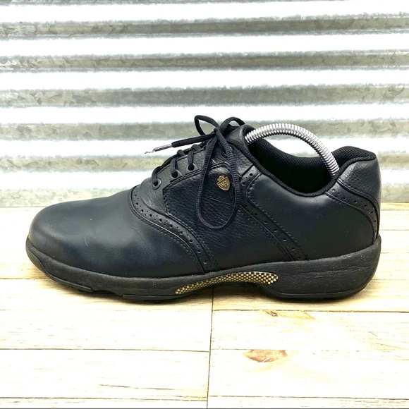 Walter Hagen Shoes Walter Hagen Leather Golf Shoes Black Size 5
